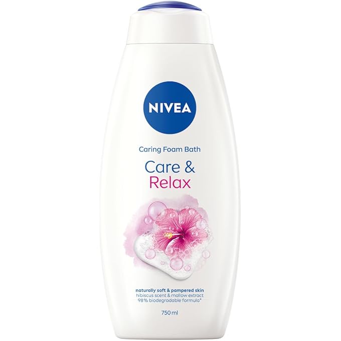 NIVEA Care&Relax 2in1 Bath & Shower Gel 750 ml